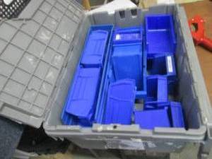 lot 232 image: Crate of Plastic Bins...