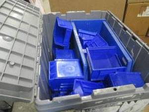 lot 235 image: Large Crate of Plastic Bins...