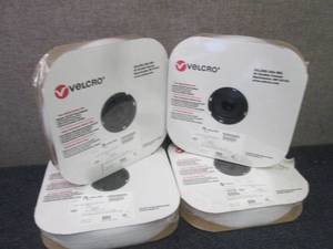 lot 266 image: 4- Rolls VELCRO BRAND SEW-ON TAPE...