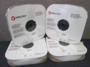 lot 267 image: 4- Rolls VELCRO BRAND SEW-ON TAPE...