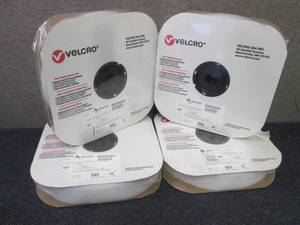 lot 268 image: 4- Rolls VELCRO BRAND SEW-ON TAPE...