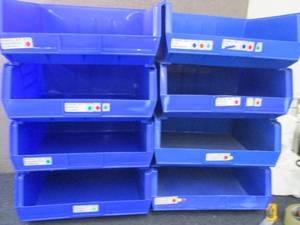 lot 279 image: 8 Large Storage Bins...