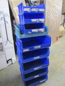 lot 281 image: Stack of Storage Bins...