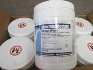 lot 307 image: Case of 6- 100 ct Canisters Sklar D...