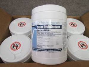 lot 310 image: Case of 6- 100 ct Canisters Sklar D...