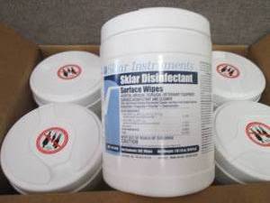 lot 312 image: Case of 6- 100 ct Canisters Sklar D...