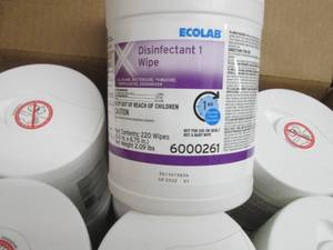lot 334 image: Case of 12-220 ct Canisters Ecolab ...