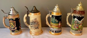 lot 17 image: Four Collectible Steins
