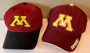 lot 71 image: University of Minnesota Baseball Hats