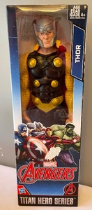 lot 256 image: New Marvel Avengers Titan Hero Series Action Figures