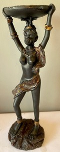 lot 201 image: African Resin Figurines