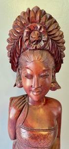 lot 231 image: Wooden Statue from Bali