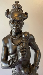 lot 237 image: Resin African Sculpture
