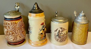 lot 283 image: 4 Super Steins