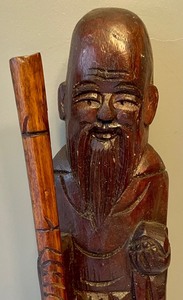 lot 291 image: Carved Wooden Figurine