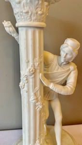 lot 328 image: Romeo and Juliet Fine Porcelain Candle Holder by The Franklin Mint