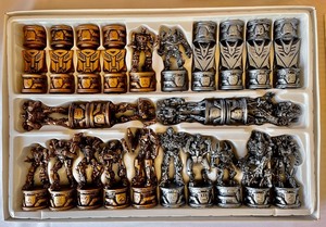 lot 339 image: Transformers Chess Set