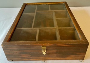 lot 105 image: Wooden Display Cabinet