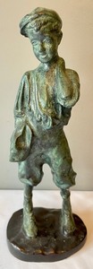 lot 152 image: Two Vintage Metal Men Sculptures