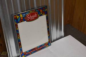 Schmidt Beer Sign
