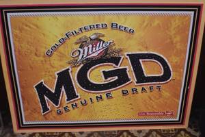 MGD Metal Sign