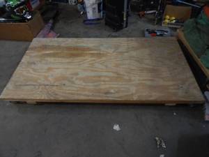 lot 50 image: 3 x 6 Heavy Duty Cart With Steel Casters