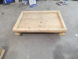 lot 52 image: 3 x 2 Heavy Duty Cart With Steel Casters