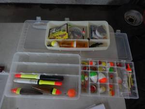 lot 32 image: 3-Organizers With Fishing Tackle