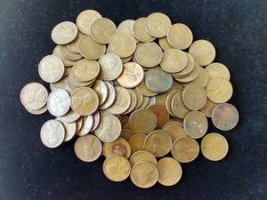 100 Unsearched Wheat Pennies