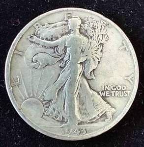 1943-S Walking Liberty Half Dollar