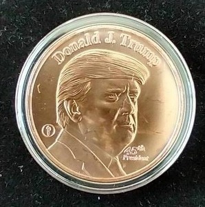 Donald Trump 1 Oz Copper Round
