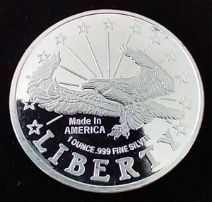Liberty 1 Oz Silver Round