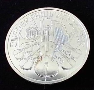 2010 Austrian Philharmonic 1 Oz Silver Coin