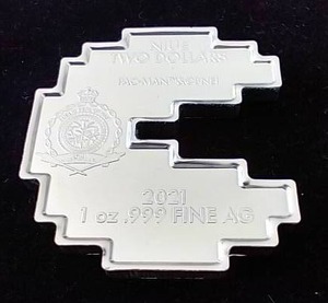2021 Niue Pac-Man 1 Oz. Silver Coin