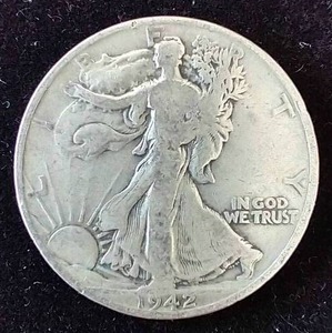 1942-D Walking Liberty Half Dollar