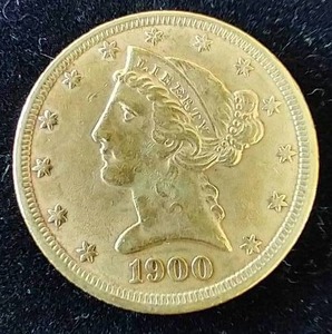1900 Liberty Head $5 Gold Coin