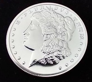 Morgan Style 1 Oz Silver Round