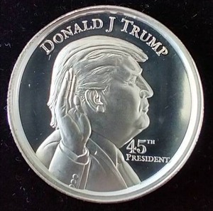 Ultra High Relief Donald Trump 2 Oz Silver Coin
