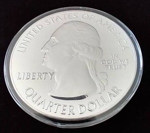 2011 5 Oz. Silver National Parks Quarter - Chickasaw