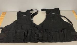 2 Pk&nbspHusky Heavy Duty Canvas Bib Apron w Padded Shoulder Strap