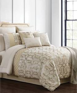Hallmart Collectibles Hedron 14-Pc. King Bedding Set