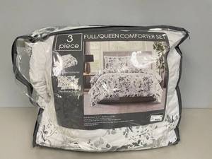 3 Piece FullQueen Comforter Set