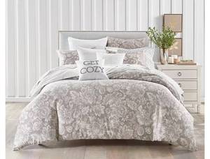 Charter Club Damask 300-Thread Count FullQueen Comforter Set.