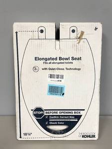Kohler Elongated 18 58 Quite Close Bowl Seat-White