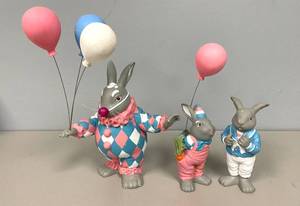Department Dept 56 Easter Bunny Rabbit Figurine Lot