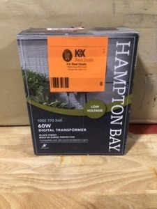 lot 8 image: Hampton Bay Low-Voltage 60-Watt Landscape Transformer Open box