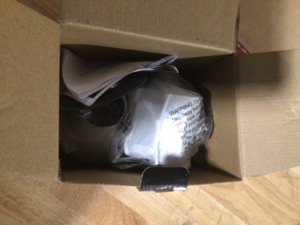 lot 37 image: Defiant 180 Degree White Motion-Sensing Outdoor Security-Light Open box