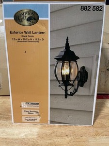 lot 68 image: Hampton Bay Exterior Wall Lantern see pictures