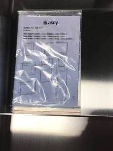 12 in. W x 24 in. H x 4 in. D Stainless Steel Double Shelf Bathroom Shower Wall Niche in Brushed Stainless Steel by AKDY Small Damage on Corner Customer Returns See Pictures