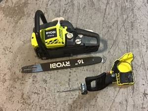 Reconditioned 16 in. 37cc 2-Cycle Gas Chainsaw by RYOBI Customer Returns See Pictures